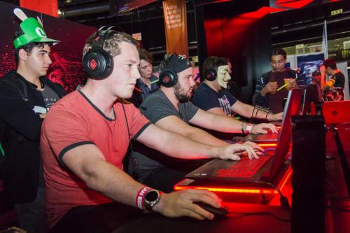 OMEN gaming drawing eyeballs.